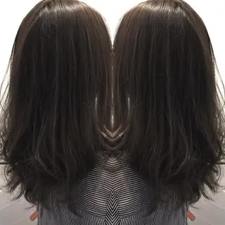 セミロング 緑地公園美容室 neohairのヘアスタイル