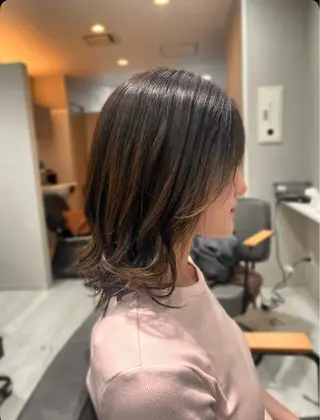 ミディアム 🌿髪質改善/レイヤ ー🌿ひかるんのヘアスタイル