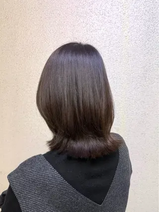 ミディアム 縮毛矯正🌀 SARAのヘアスタイル