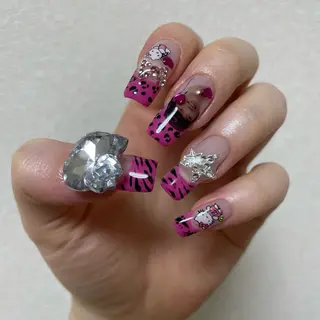 ネイル GO TODAY 吉祥寺Glint所属・うの 韓国ﾈｲﾙ໒꒱⋆⭒˚のネイルデザイン