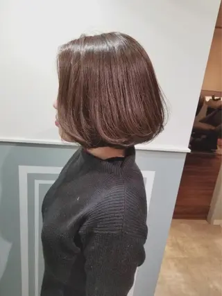 ショート カラー ヤマナカ エリカのヘアスタイル