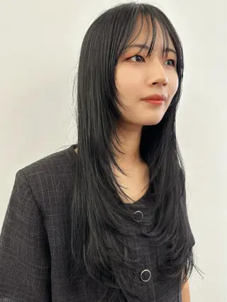 セミロング カラー 鈴木 一貴のヘアスタイル