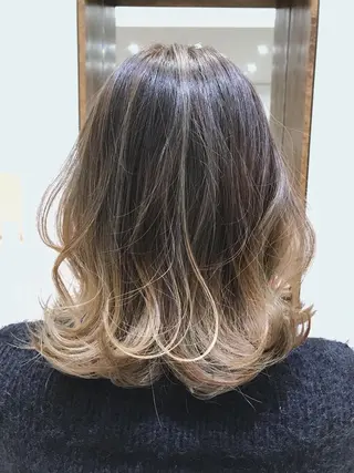 ミディアム 原山 直人のヘアスタイル