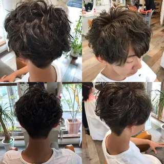 ショート カラー パーマ メンズ unpeu hair桂店所属・高村 遼のその他イメージ