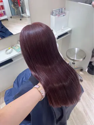 ロング カラー Parve Mix 森 美遥🇰🇷🩶のヘアスタイル