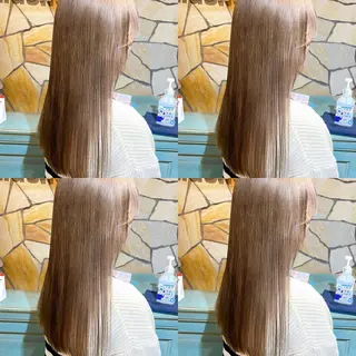 セミロング カラー GO TODAY SHAiRE SALON 新宿店所属・Minami. 🩵 再現性特化ヘアのヘアスタイル