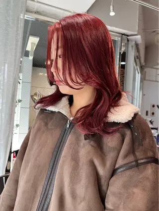 ロング カラー 🎀暖色カラー/ ハナ🎀のヘアスタイル