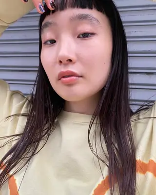 ロング ウツワ所属・田中 南帆のヘアスタイル