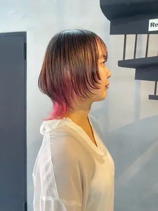 ショート 柏 ウルフ/レイヤー 田中佐和🐺のヘアスタイル