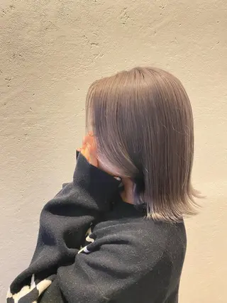 ミディアム 希優🌺ソムリエ /ブリーチ/カットのヘアスタイル