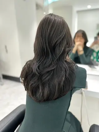ロング カラー *モデル募集🤍横浜 透明感カラー🫧のヘアスタイル