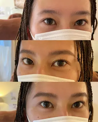 マツエク・マツパ アイブロウ 山内 美乃莉のマツエク・マツパデザイン