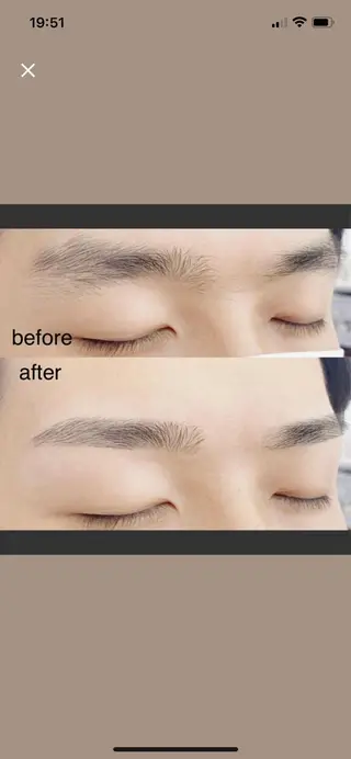 メンズ アイブロウ WHITE EYE 京橋店所属・WHITE EYE 京橋店の眉毛・アイブロウイメージ