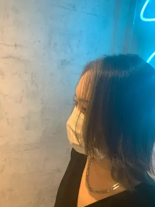 セミロング カラー ヘアアレンジ Sia中野新橋 『JUNYA』のヘアスタイル