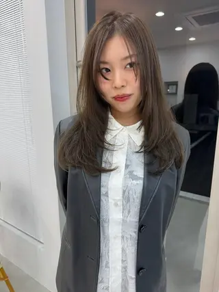 セミロング souvenir所属・アカリ /カットモデル募集のヘアスタイル