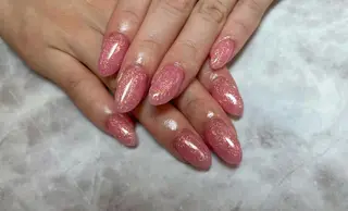 ネイル ネイルリボン 受付スタッフのネイルデザイン