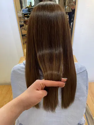 ロング カラー 髙橋奈緒子 ⭐︎newi京橋のヘアスタイル