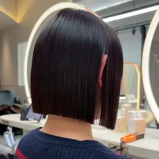 ミディアム カラー ボブ/髪質改善 jionのヘアスタイル