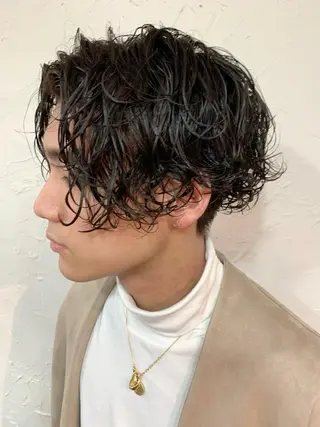 パーマ メンズ 深沢 秀のヘアスタイル