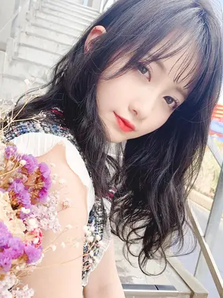 ロング カラー ツバサ 髪質改善のヘアスタイル