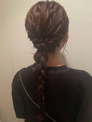 ロング ヘアアレンジ T Ayaのヘアスタイル