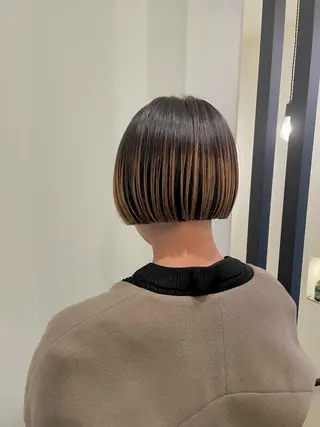 ショート カラー ニュアンスカラー🫧 加納のヘアスタイル