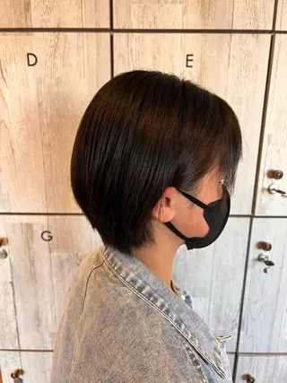 カラー れいな🌼 ボブ･艶カラー🌼のヘアスタイル