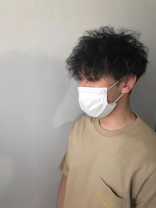 メンズ 森本裕/オーナー/ スパイラルパーマのヘアスタイル