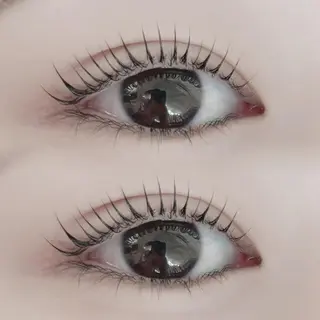 マツエク・マツパ Uto🦖⚡🌷🍒 韓国風まつパ/眉毛のマツエク・マツパデザイン