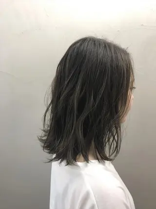 ミディアム カラー 髪質改善/縮毛矯正 ボブ/Ryuseiのヘアスタイル