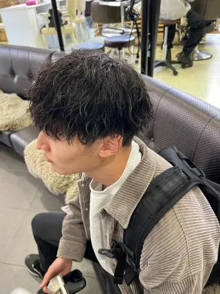 パーマ メンズ メンズカット/柏/韓 国/メンズパーマ航太のヘアスタイル