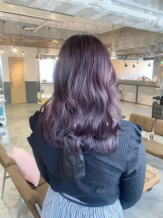 ミディアム カラー keen 立川のヘアスタイル