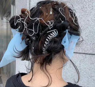 ミディアム ヘアアレンジ Arrows(アローズ)所属・個性的🩰⭐︎盛岡 🧿タテイシアイカのヘアスタイル