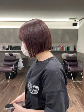 ミディアム 稲垣 熙のヘアスタイル