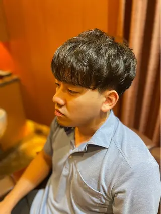 ミディアム メンズ ヘアモードキクチ銀座店所属・たかいさき ٩(๑❛ᴗ❛๑)۶のヘアスタイル