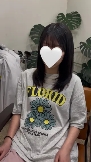 ミディアム レイヤーカット🫧艶 カラー/LILICAのヘアスタイル