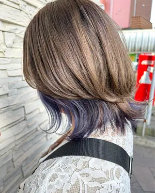 ミディアム ゆうき あすかのヘアスタイル