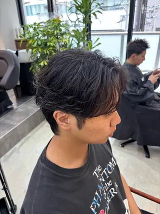ショート メンズ 渡 汐音のヘアスタイル