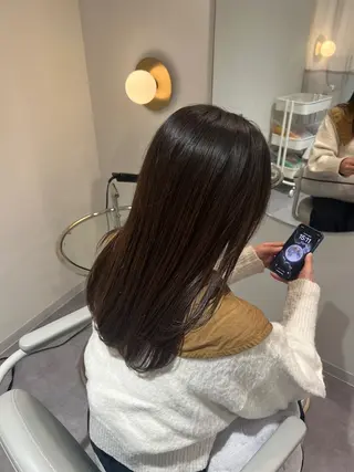 セミロング 美髪✨艶髪✨髪質改善 カラー特化🌙鈴屋和のヘアスタイル