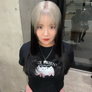 ロング カラー Mizobe misakiのヘアスタイル