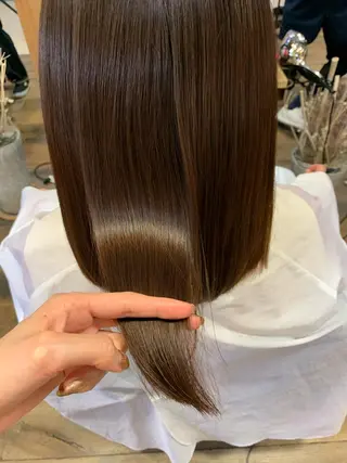 ミディアム カラー パーマ botan KOZUEのヘアスタイル