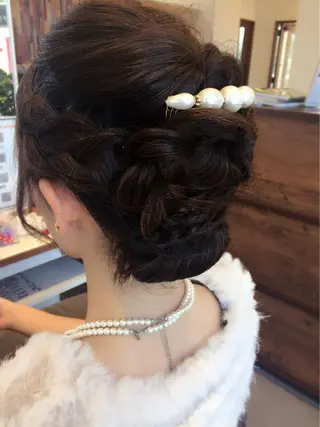 ミディアム ロング ヘアアレンジ 髙尾 綺女のマツエク・マツパデザイン