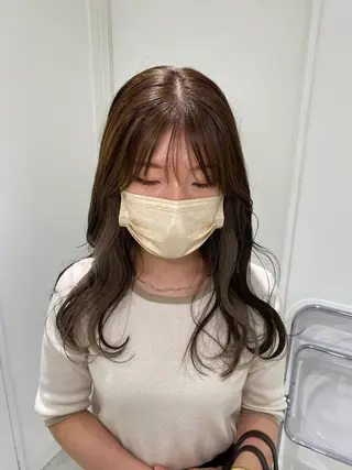 ロング カラー kumon ayu ブリーチ/ハイトーンのヘアスタイル