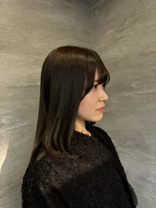 ミディアム カラー 永井大樹✨ 透明感カラー✨のヘアスタイル