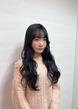 ロング 村田梨乃/ minim hairのヘアスタイル