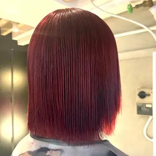 ミディアム カラー 🫧ハイトーン×艶 カラー🫧 Rionのヘアスタイル