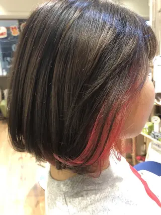 ショート カラー 青野 文香のヘアスタイル