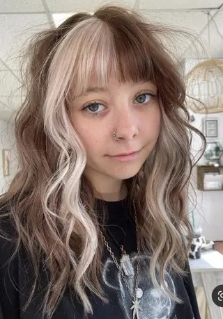 カラー メンズハイトーン/栄 /イトウタケルのヘアスタイル