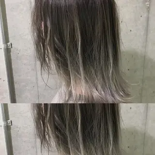 セミロング カラー 北千住でカラーNo1 高橋優輔のヘアスタイル