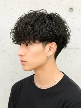 パーマ メンズ メンズサロンHEADSTOCK大和八木店所属・メンズサロンHEAD STOCK☆TOMOのヘアスタイル